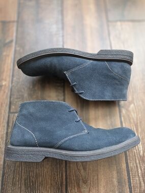 Men's Suede Desert Boots - Blue